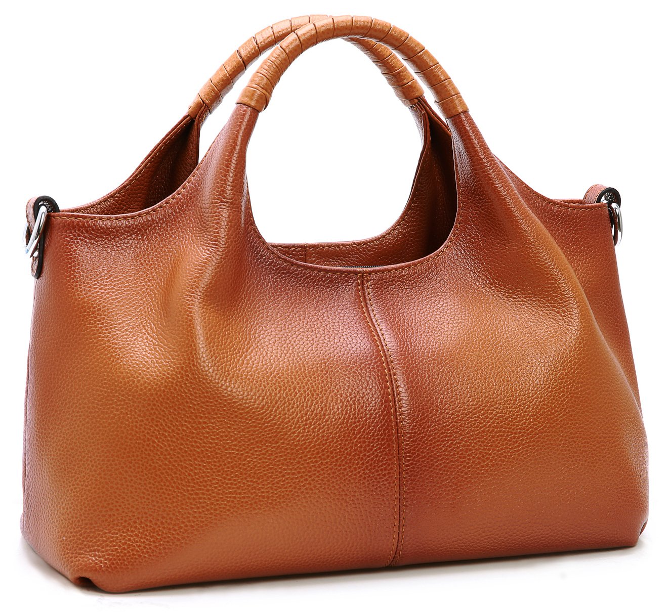 Iswee Genuine Leather Purses and Handbags for Women Shoulder Bag Top Handle Satchel Ladies Hobo Crossbody Bags