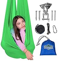 OUTREE Sensory Swing for Kids with 360° Swivel Hanger, Indoor Therapy Swing Great for Autism, ADHD, Sensory Processing Disorder, and Autistic Children