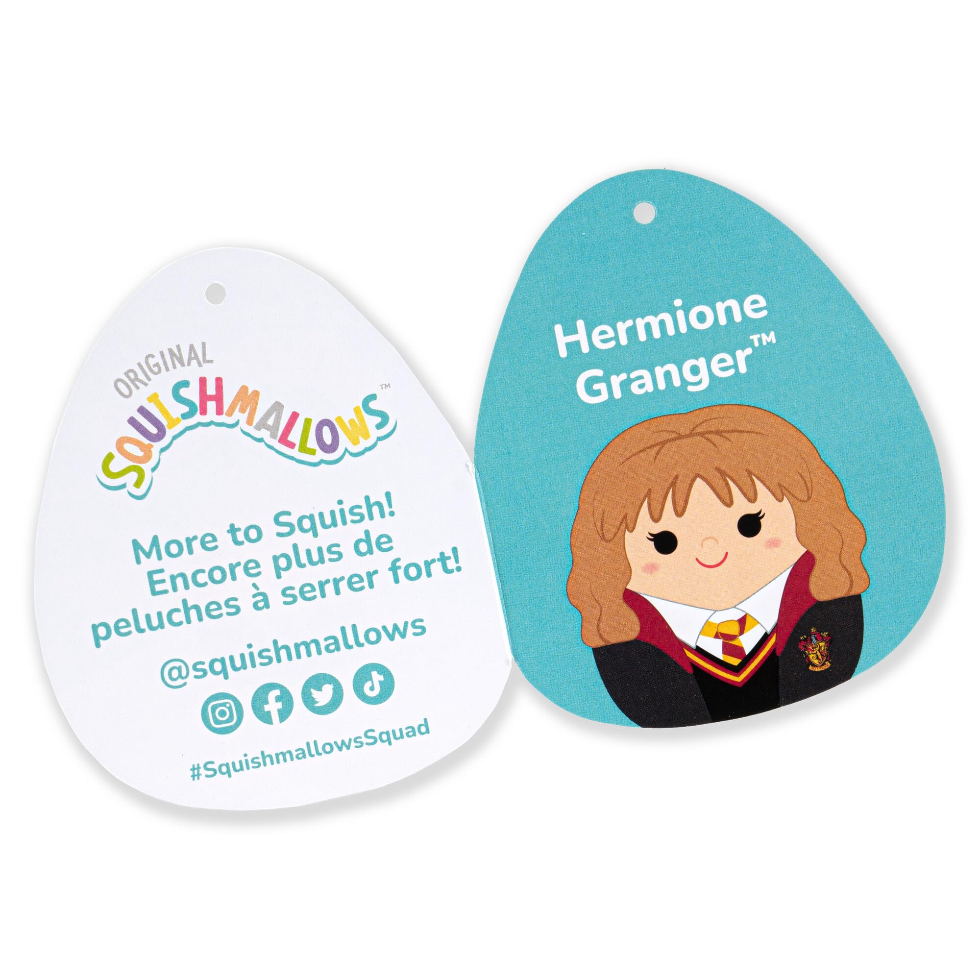 Squishmallows Original Harry Potter 10-Inch Hermione Granger Plush - Medium-Sized Ultrasoft Official Jazwares Plush