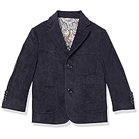 Isaac Mizrahi Slim Fit Boy's Contrast Corduroy Blazer