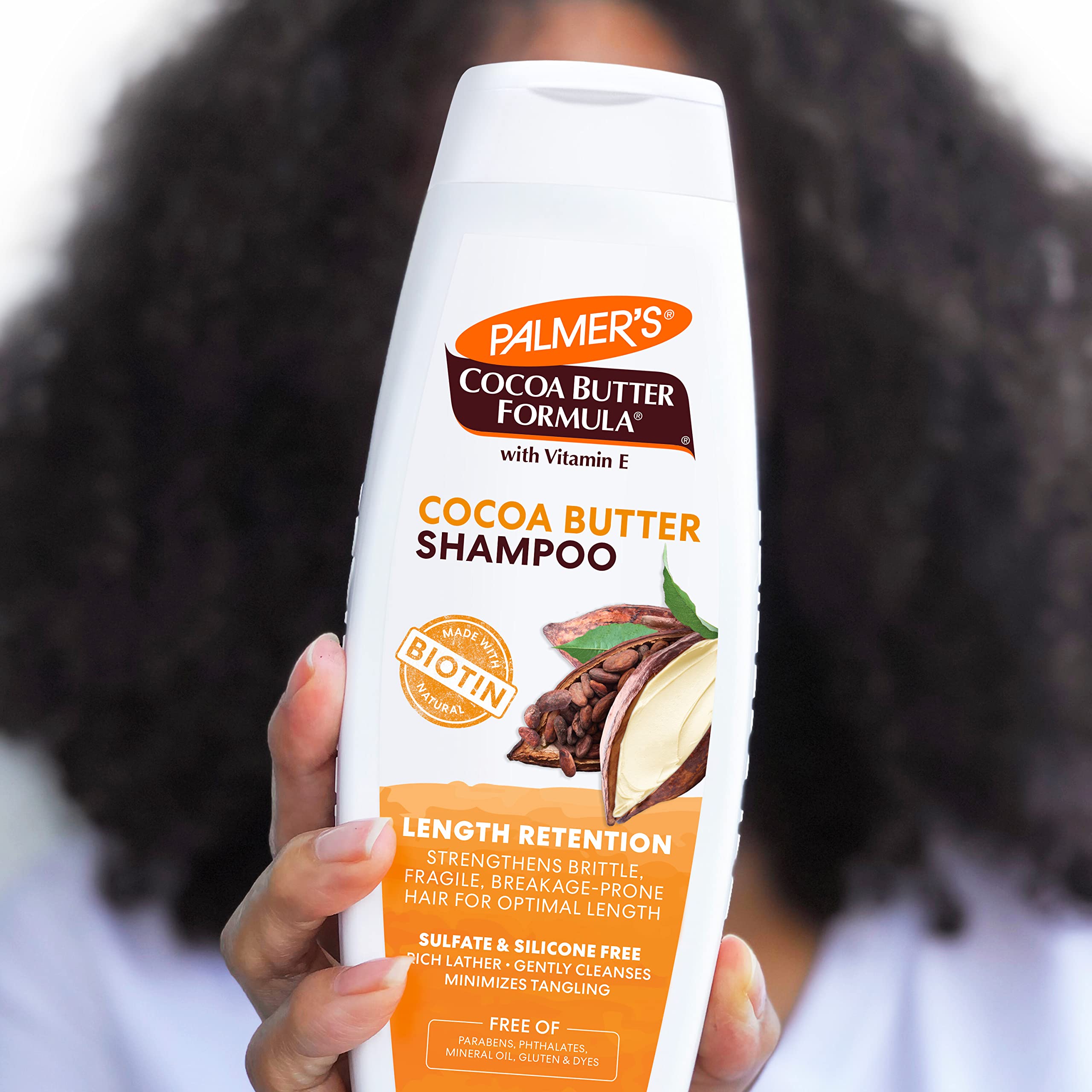 Palmer's, Cocoa Butter Formula Biotin Length Retention Shampoo, 13.5 Fl Oz