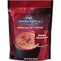 Ghirardelli Double Chocolate Premium Hot Cocoa, 10.5 ounce (Pack of 3)