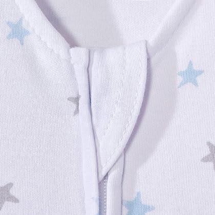 Halo Sleepsack Cotton Wearable Blanket, Blue Stars, X-Large