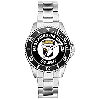 KIESENBERG Gifts for US Army Veteran Military Soldier 101st Airborne Division Watch 6500