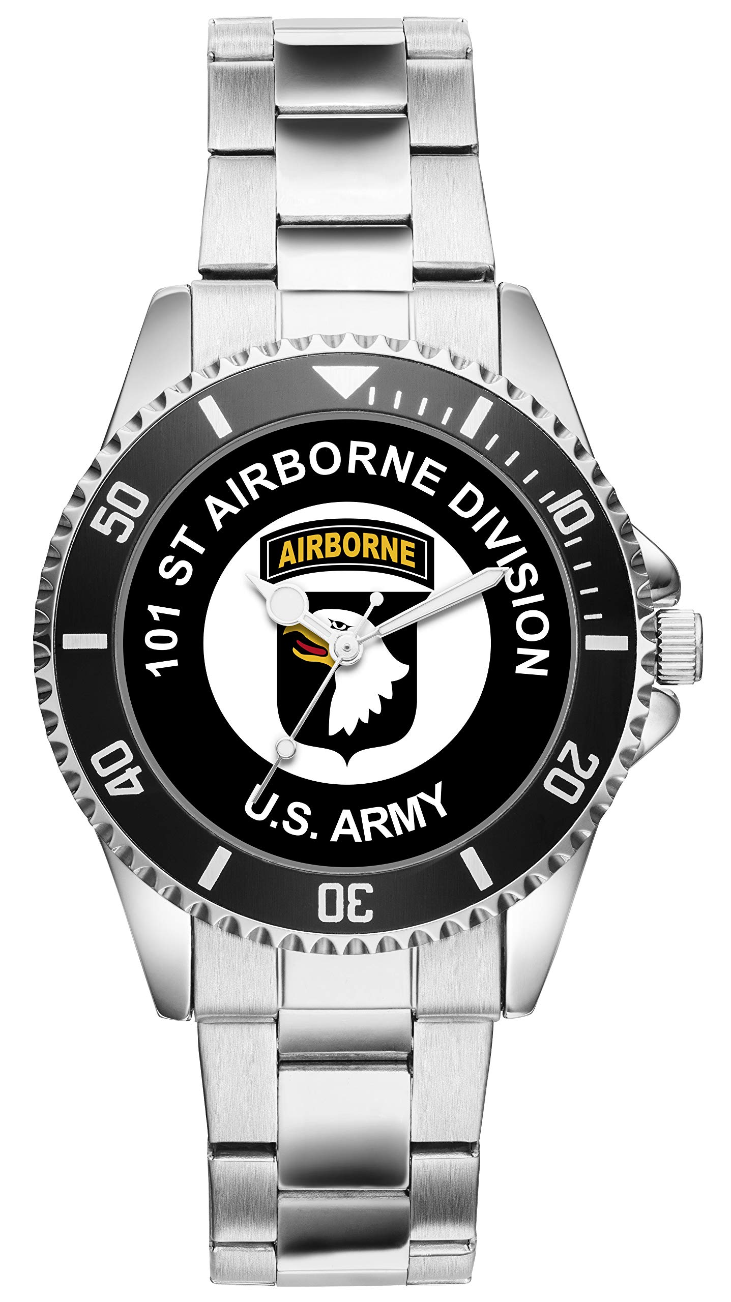 KIESENBERG Gifts for US Army Veteran Military Soldier 101st Airborne Division Watch 6500