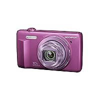 OM SYSTEM OLYMPUS VR-340 16MP Digital Camera with 10x Optical Zoom (Purple) (Old Model)