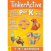 TinkerActive Pre-K 3-in-1 Workbook: Math, Science, English Language Arts (TinkerActive Workbooks) TinkerActive Pre-K 3-in-1 Workbook: Math, Science, English Language Arts (TinkerActive Workbooks) Paperback