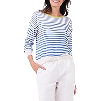 NIC+ZOE Women's Striped Up Supersoft Sweater