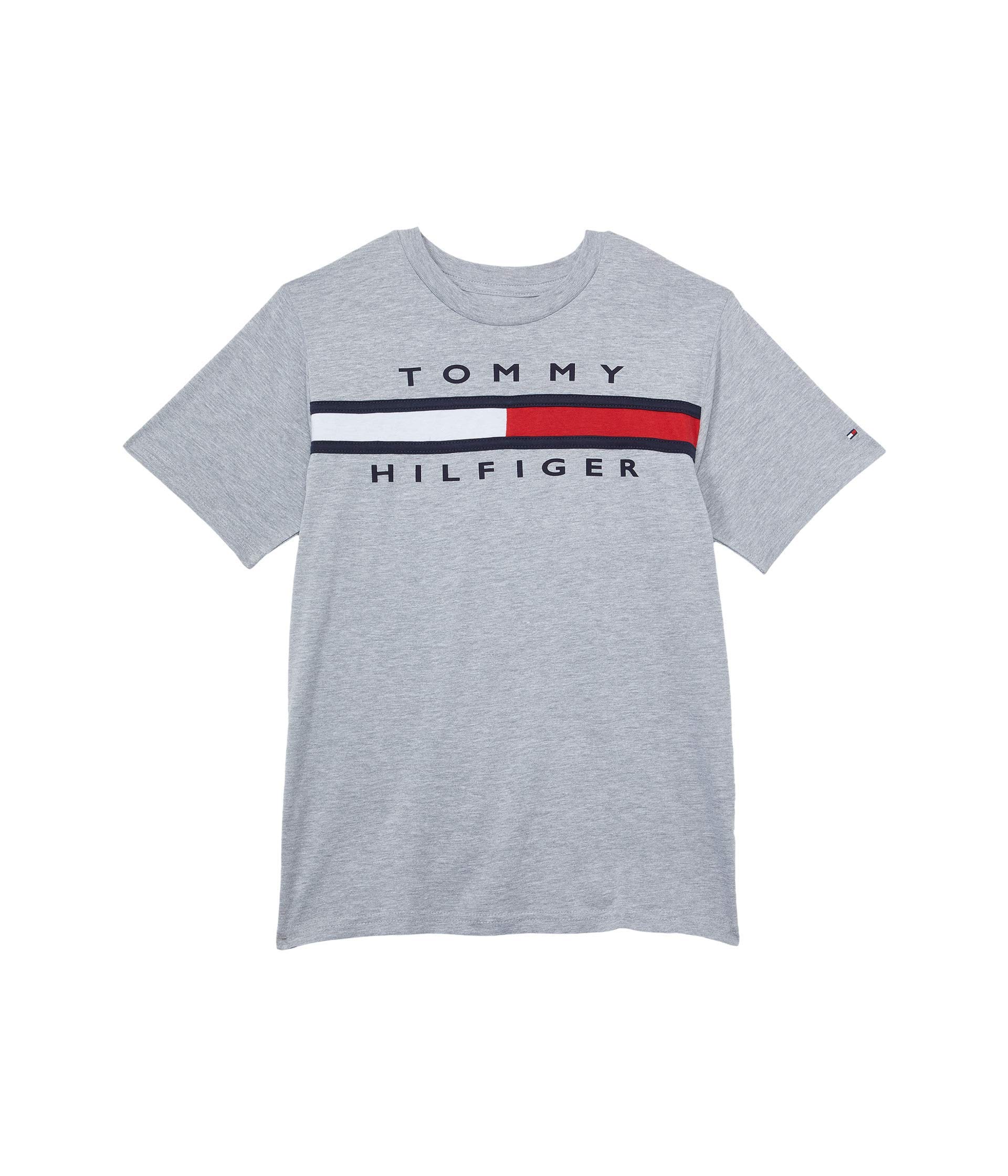 Tommy Hilfiger Boys' Short Sleeve Flag Crew Neck T-Shirt