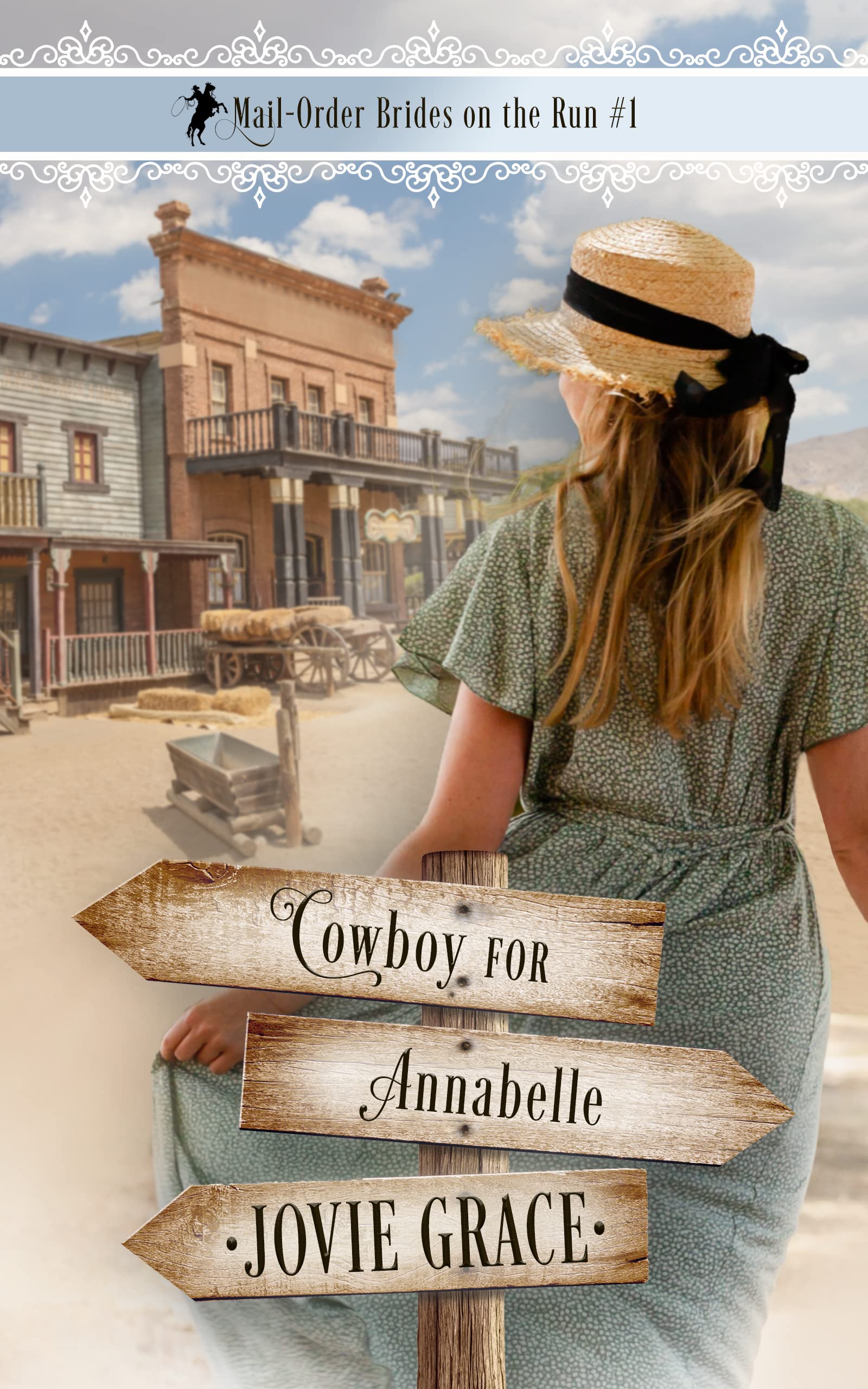 Cowboy for Annabelle: A Sweet Christian Historical Romance (Mail-Order Brides on the Run Book 1)
