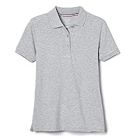 French Toast Women's Short Sleeve Stretch Pique Polo Shirt