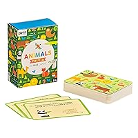 Petit Collage Animal Trivia Quiz Cards – Fun Card Game for Kids, Kids Trivia Game for Ages 5+ – Includes 50 Animal-Themed Quiz Cards – Perfect for Family Fun