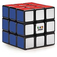 Rubik’s Cube, 3x3 Magnetic Speed Cube, Super Fast Problem-Solving Challenging Retro Fidget Toy Travel Brain Teaser for Adults & Kids Ages 8+