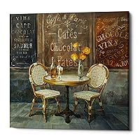 'French Cafe' by Danhui Nai, Canvas Wall Art, 12
