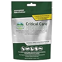 Oxbow Animal Health Critical Care, Herbivore, Apple-Banana Flavor, 141 Gram Bag