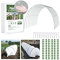 Keten Plant Covers Freeze Protection, 10Ft x 30Ft Reusable Floating Row Cover Sets, Garden Cover Vegetable Frost Blanket Winter Frost Cloth for Frost Cold Weather Sun Insect Protection Tarp Wraps
