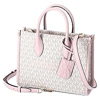 Michael Kors Mirella Small PVC Top Zip Shopper Tote Crossbody Women's Handbag