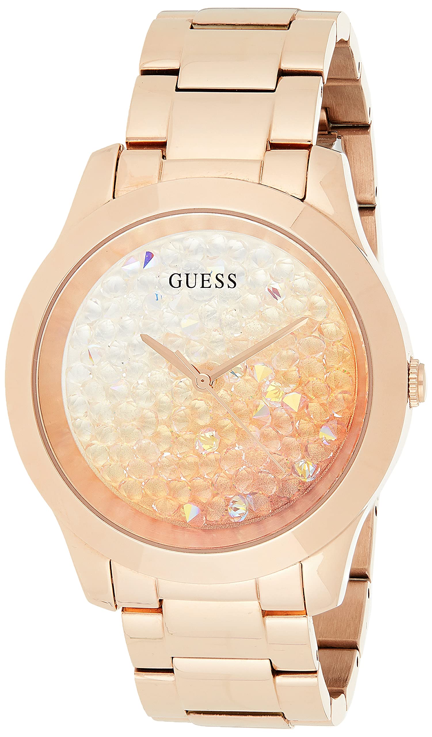 GUESS 42mm Stainless Steel Watch with Crystal Dial