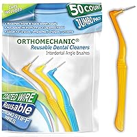 Interdental Brush Angle Cleaners - Jumbo Pack (50 Brushes) (Tight) - Remove Plaque - Toothpick … … …