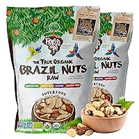 The True Organic Premium Brazil Nuts (48oz - 3Lbs) Raw & Unsalted | Kosher | Non-Gmo | Certified Organic | Fresh | Vegan | Gluten Free | Keto and Paleo Friendly | Sustainably Harvested