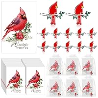 50 Sets Funeral Favors Set Funeral Seed Packet Not Seed Red Cardinal Pins Organza Bags for Celebration of Life Decorations Funeral Guest Gifts Family Loved Ones