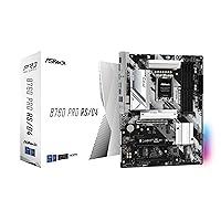 ASRock B760 Pro RS/D4 Motherboard, Compatible with Intel 12th and 13th Generation CPU (LGA1700), B760 Chipset, DDR4 ATX Motherboard