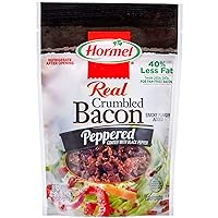 Real Peppered Bacon Crumbles, 3 oz Pouch (8 Packages)
