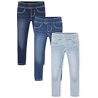 The Children's Place Girls Stretch Pull On Denim Jeggings