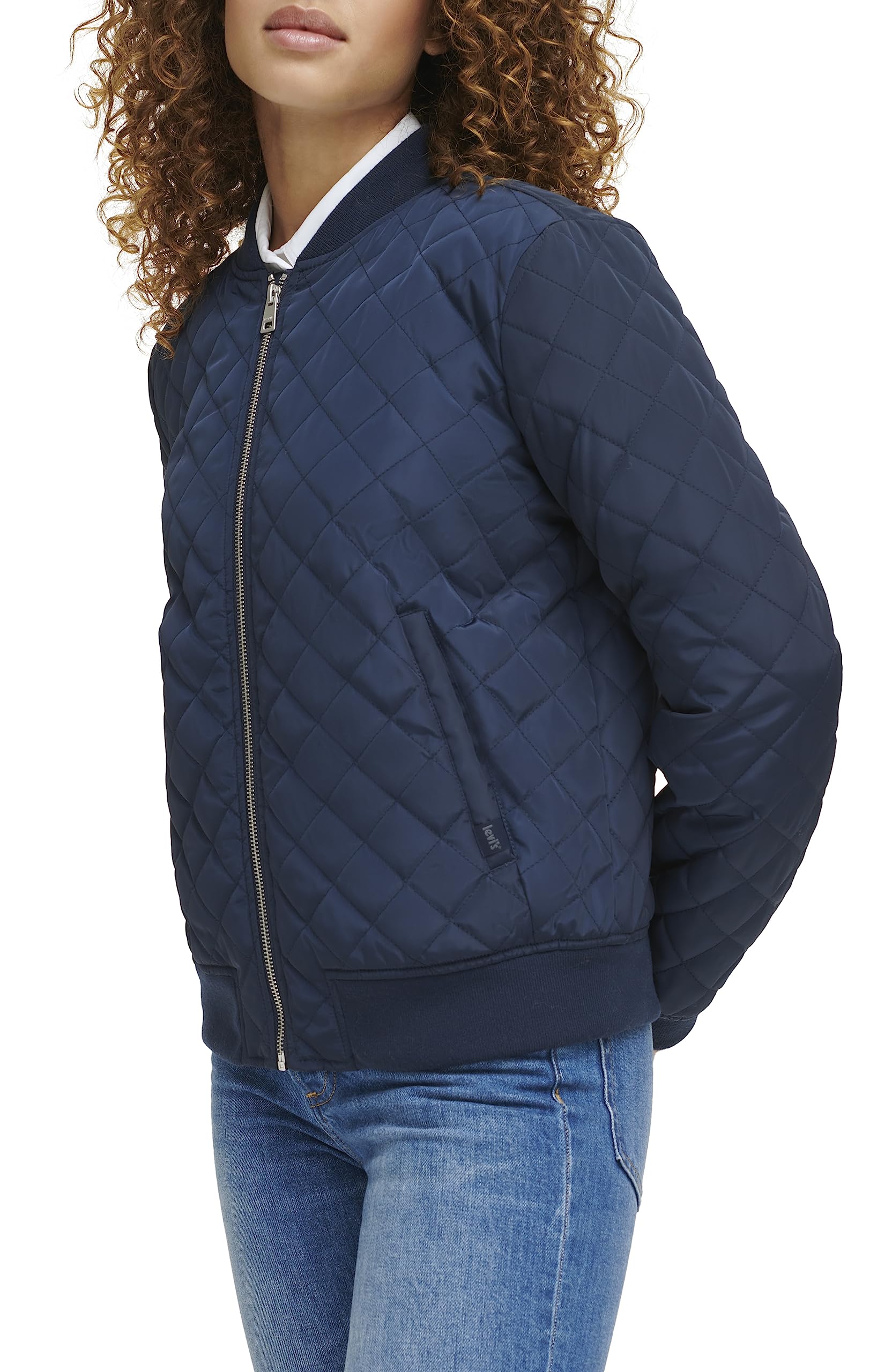 Levi's Women's Diamond Quilted Bomber Jacket (Regular & Plus Size)