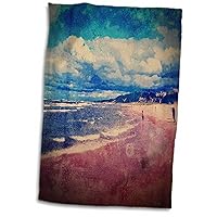 A Day at The Beach - from a Photograph of Lake Michigan in Holland,... - Towels (twl-39413-1)