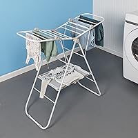 Honey-Can-Do Narrow Folding Wing Clothes Dryer DRY-09803 White, 50 lbs