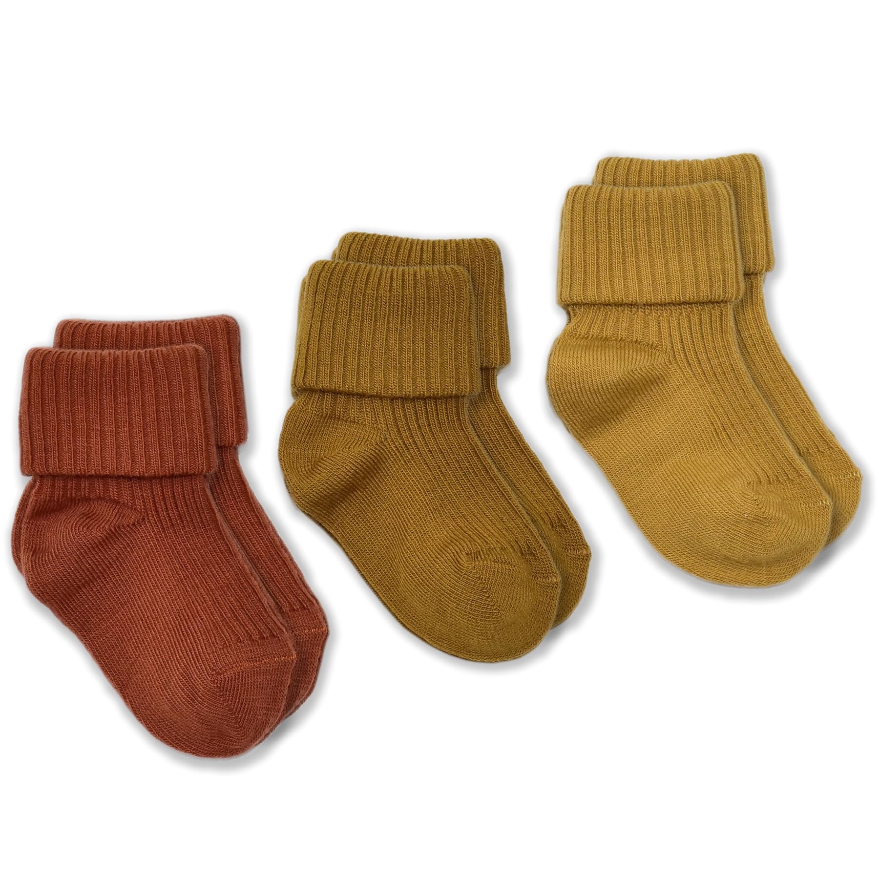 Woolino Wool Baby Socks, Washable Merino Wool Infant Toddler Kids Socks, Newborn to 8 Years (Pack of 3)