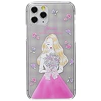 Ciara Flower Lady ci02371101-03-ip11pr Clear Case for iPhone 11 Pro 03 (Clear Lavender Gingham)