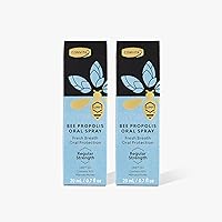 COMVITA Propolis Natural Throat Spray, Soothing Mint Flavor with New Zealand UMF 10+ Manuka Honey, Natural Immune Support, Antioxident, Dietary Supplement 0.7 Fl oz (Pack of 2)