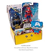 Kids Toy Subscription Box. Receive 4-6 Small Licensed Toys for Boys Ages 4 to 8