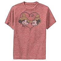 Disney Friends Mickey & Minnie Cowboy Heart Boys Performance T-Shirt