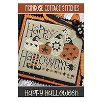 Happy Halloween Cross Stitch Pattern Orange