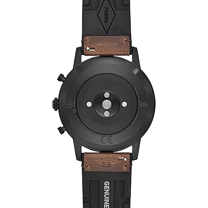 Fossil Men's Collider Hybrid Smartwatch HR with Always-On Readout Display, Heart Rate, Activity Tracking, Smartphone Notifications, Message Previews