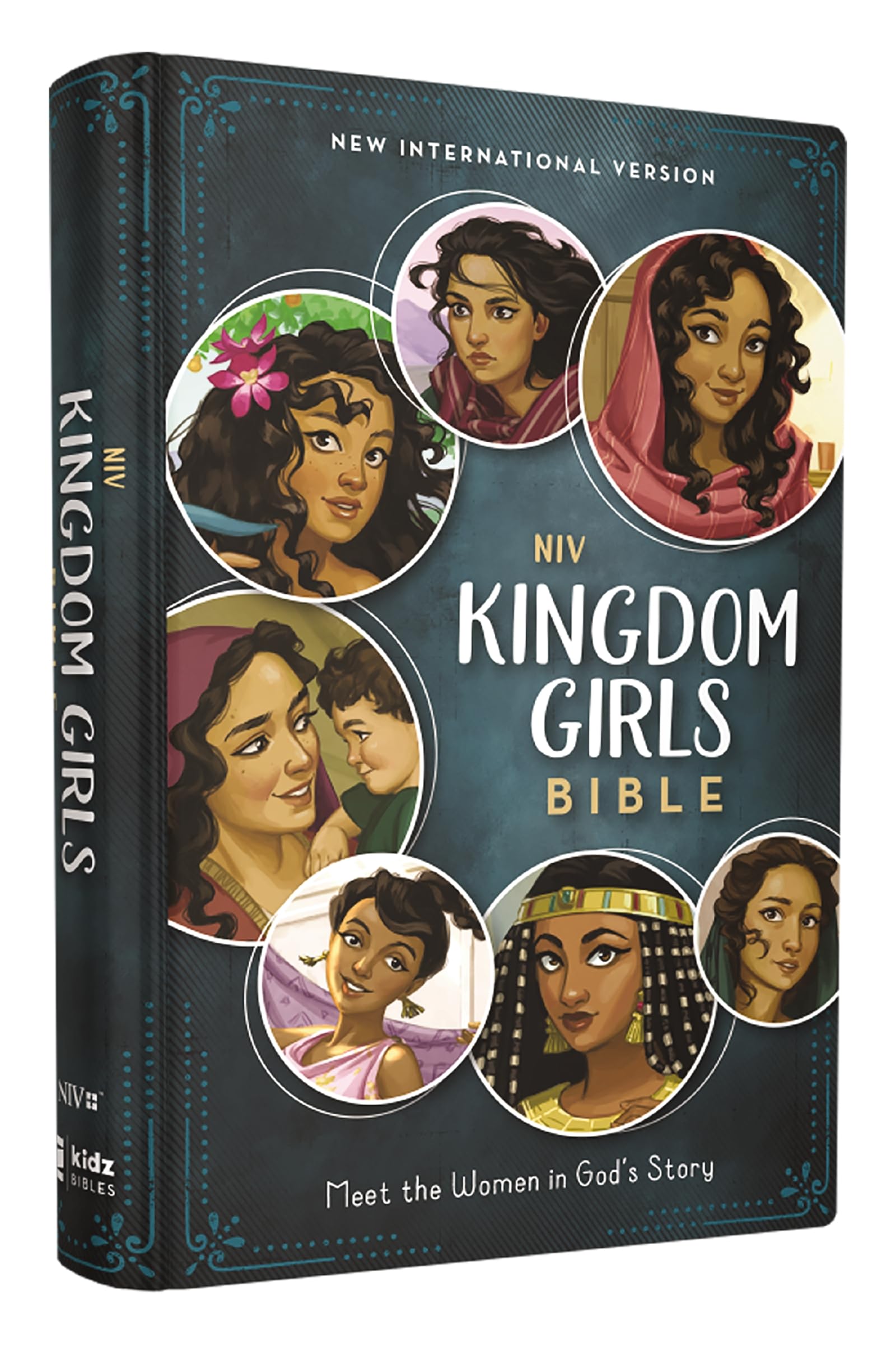 NIV, Kingdom Girls Bible, Full Color, Hardcover, Teal, Comfort Print: Meet the Women in God's Story