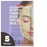 Nutritive Firming Hydro Pure Gel Mask (5 Pack) Hydrogel Face Mask for Firming & Elastic Skin