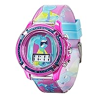 Disney Elemental Wade Kids' Watch – Luminous Water-Themed LED Display, Wade Ripple Blue Strap, Educational & Water-Resistant, Tin Box Included