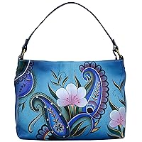 Anna by Anuschka Hand Painted Leather Women's Large Shoulder Hobo