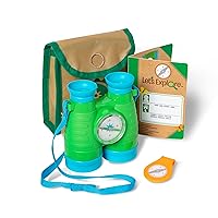 Melissa & Doug Let's Explore Binoculars & Compass Play Set - Outdoor Activity set, Toy Camping Sets For Kids, Ages 3+
