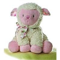 Ebba™ Playful Blessing Lamb™ Girl Lamb™ Baby Stuffed Animal - Comforting Companion - Imaginative Play - Pink 9 Inches