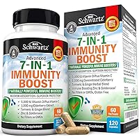Immune Support Supplement with Zinc Vitamin C Vitamin D 5000 IU Elderberry Ginger D3 Goldenseal - Dr Approved Immunity Vitamins for Adults Women and Men - Natural Immune System Booster Defense -120ct