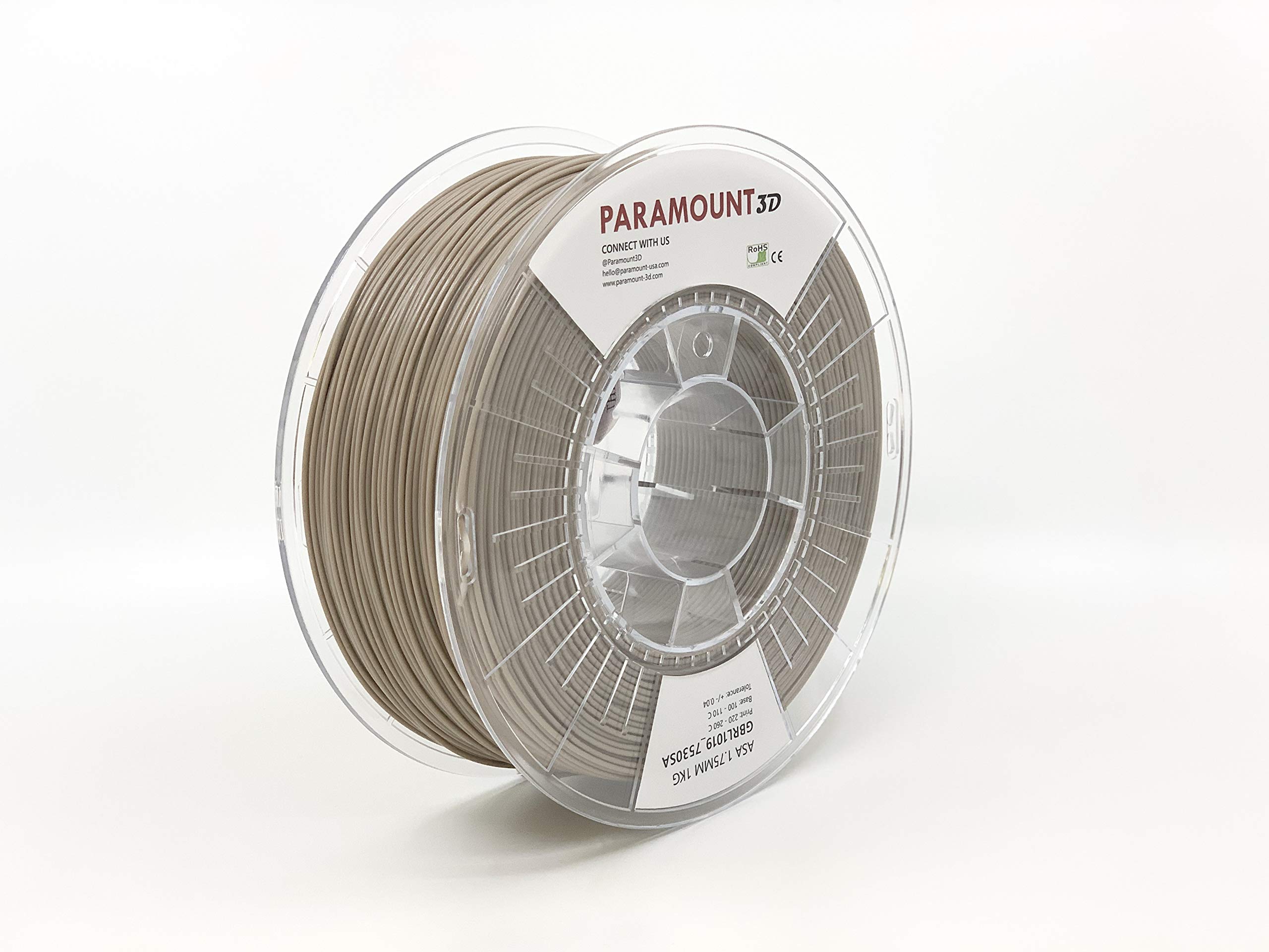 Paramount 3D ASA (Military Khaki) 1.75mm 1kg Filament [GBRL10197530SA] **ASA**