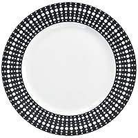 光洋陶器(Koyotoki) Perle Black 10.6 inch (27 cm) Rim Plate KT374102