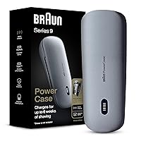 Braun Powercase for Electric Razors for Men, Compatible with Braun Series 9 Pro, Series 9 and Series 8 Electric Shavers, Portable Shaver Case, Charges for Up to 6 weeks