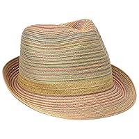 San Diego Hat Company Women’s Mixed Braid Sun Hat, Fedora Sun Hat