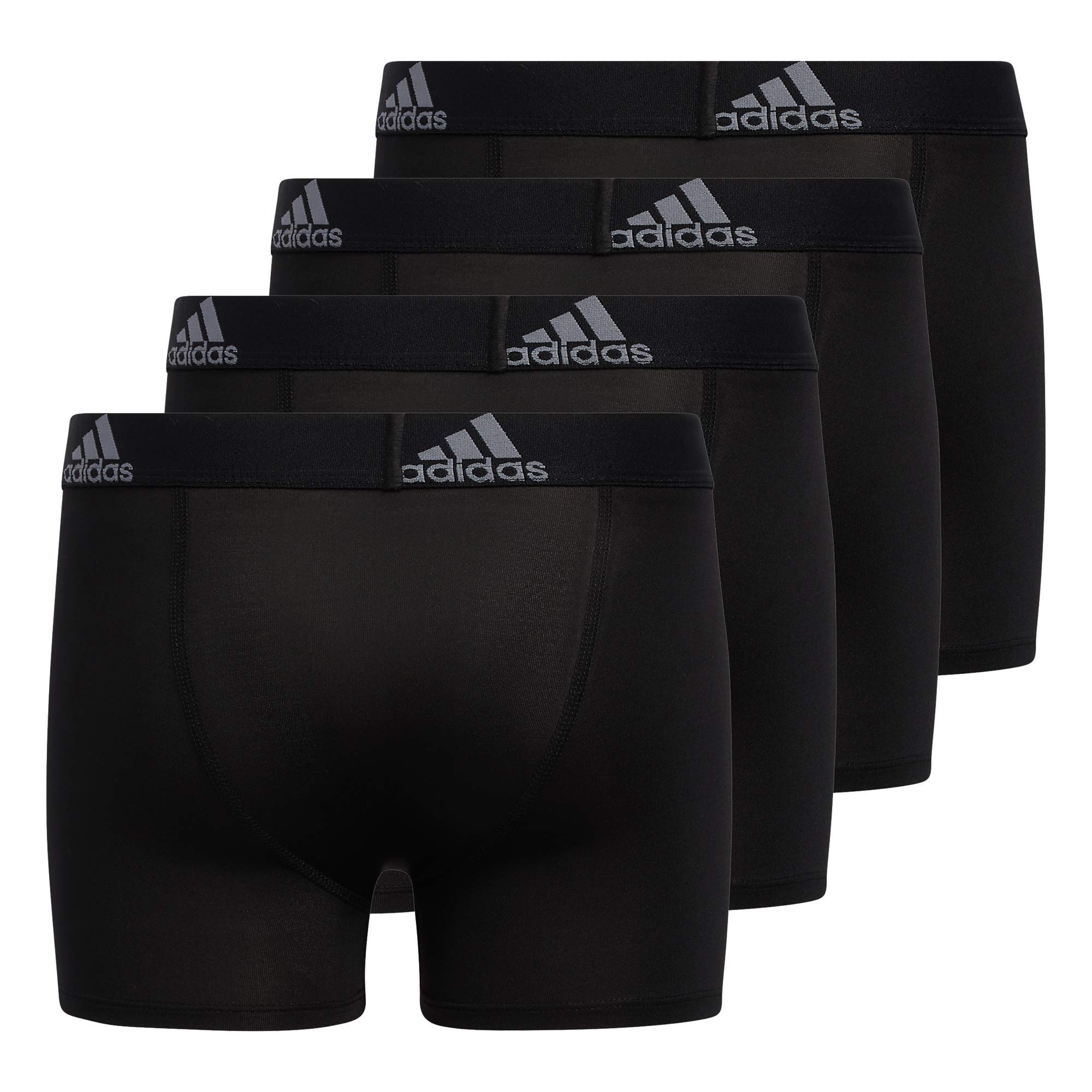 adidas Kids-Boy's Performance Boxer Briefs Underwear (4-Pack)